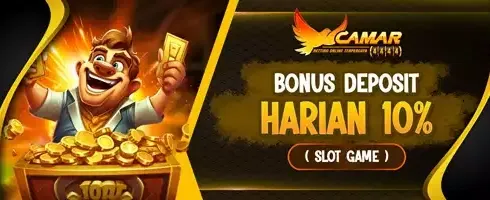 Reload Bonus Deposit Harian 10% promotion
